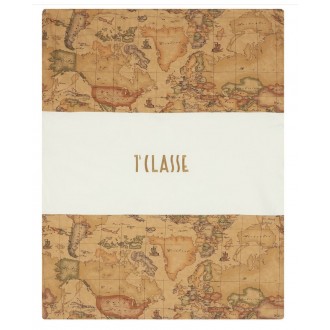 Geo Map baby luxury blanket