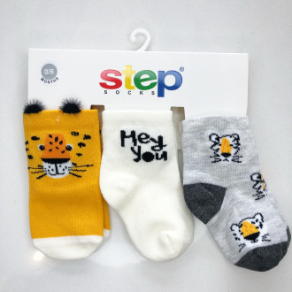Baby socks for a boy "Tiger"