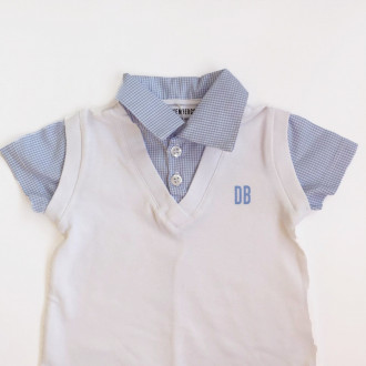 Baby summer romper for boy Bikkembergs