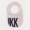 Double-sided baby bib for a boy BIKKEMBERGS