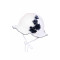 Baby Summer Hat with Flowers for a Girl