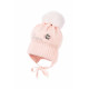 Бебешка плетена шапка за момиче "Queen" by Jamiks