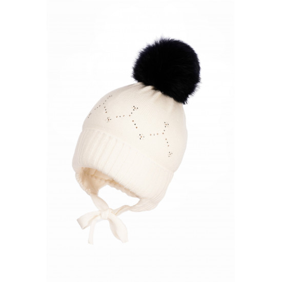 Детска зимна плетена шапка за момиче  на Jamiks