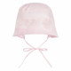 Бебешка лятна шапка в розово за момиче " Grecia" 