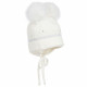 Бебешка зимна шапка с помпони на Jamiks