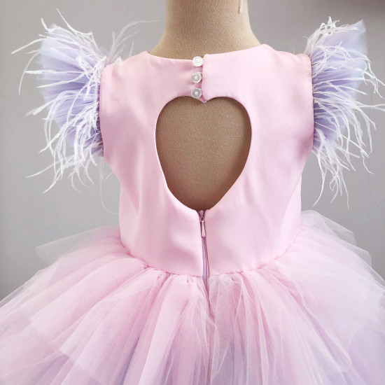 Детска официална рокля "Лебед"