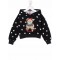 Toddler Girl Bear Hoodie