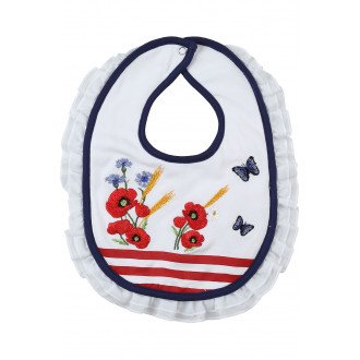  Bib girl with flower 