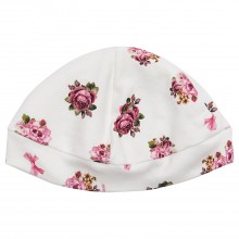  Baby cotton hat "Roses"
