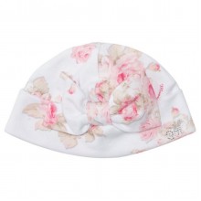  Baby cotton hat "Roses"