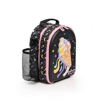 Children's thermal food bag Ice Cream Black