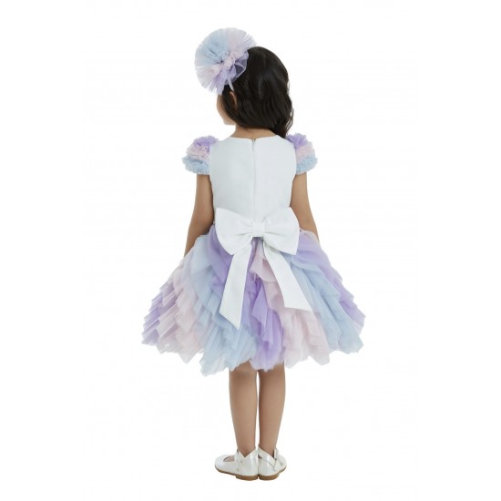 Детска официална рокля с еднорог 