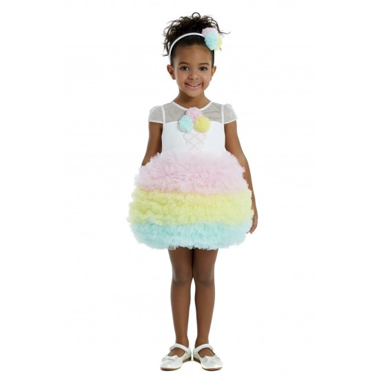 Детска рокля Сладолед 