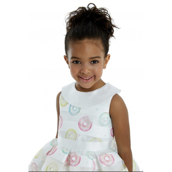 Children's dress with donuts