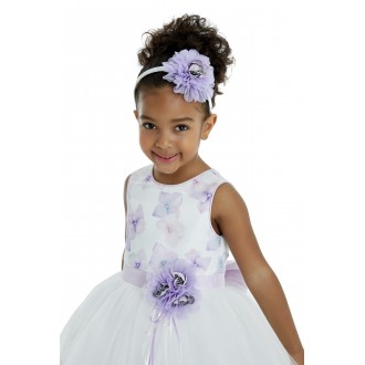 Children's formal dress with flowers