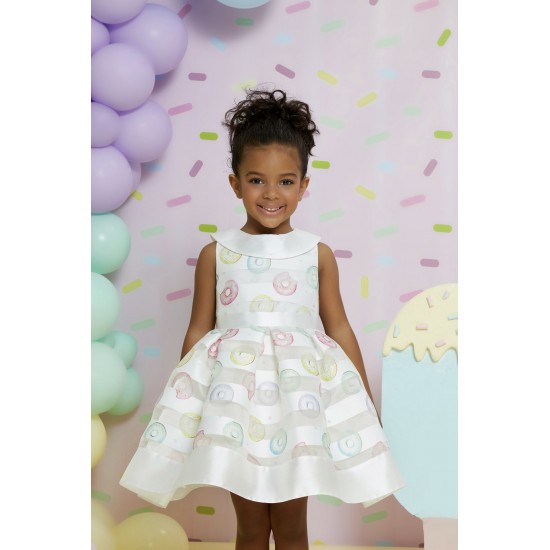 Children's dress with donuts