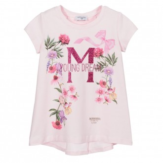 Children's summer tunic in pink"Spring"