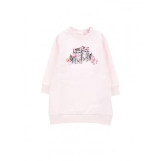 Baby dress in pink "Kitten"