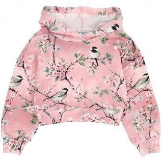Children's sweatshirt for girls in pink "Ramage"