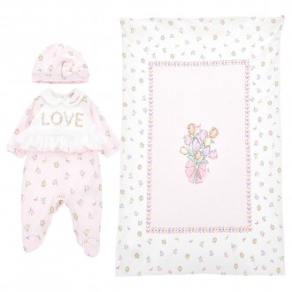 Baby set for girl "Tulips"