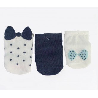 Short socks spring "ribbon" for the girl step